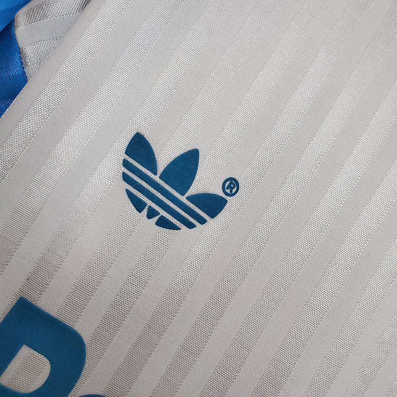 Camisa Marseille Retrô 1990 Branca -