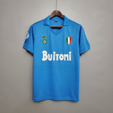 Camisa Napoli Retrô 1987/1988 - Azul