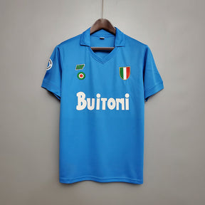 Camisa Napoli Retrô 1987/1988 - Azul