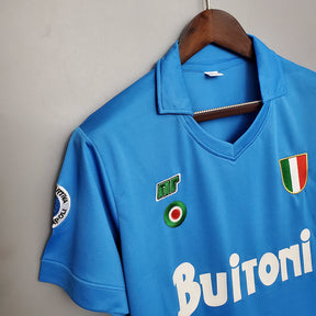 Camisa Napoli Retrô 1987/1988 - Azul