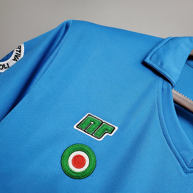 Camisa Napoli Retrô 1987/1988 - Azul