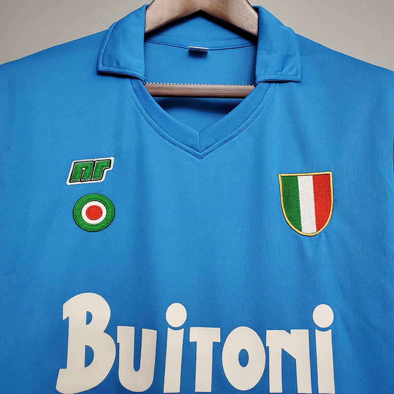 Camisa Napoli Retrô 1987/1988 - Azul