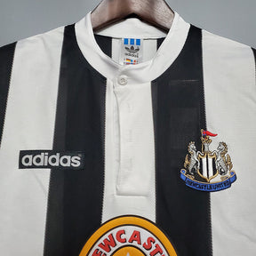 Camisa Newcastle Retrô 1995/1997 - Preta e Branca