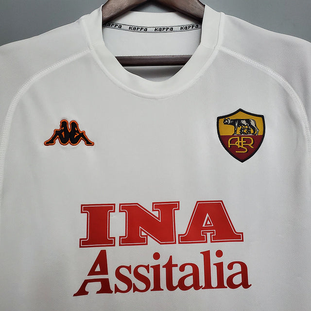 Camisa Roma Retrô 2000/2001 - Branca