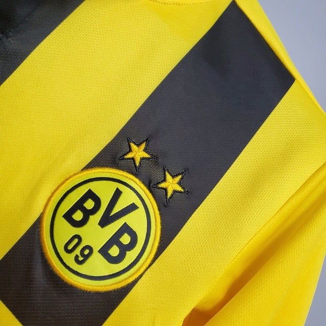 Camisa Borussia Dortmund Retrô 12/13 Amarela e Preta