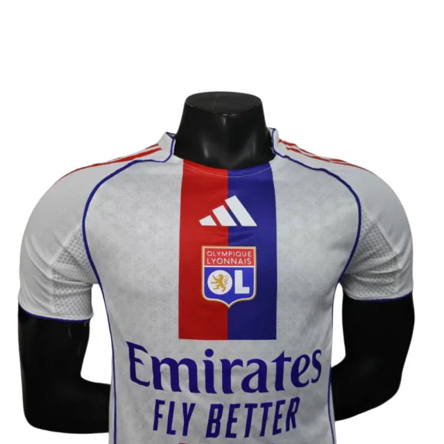 Camisa Lyon I 25/26 - Jogador Adidas Masculina - Branca