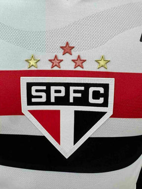 Camisa São Paulo I 25/26 - Jogador New Balance Masculina - Branca