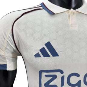 Camisa Ajax III 25/26 - Jogador Adidas Masculina - Branca e azul
