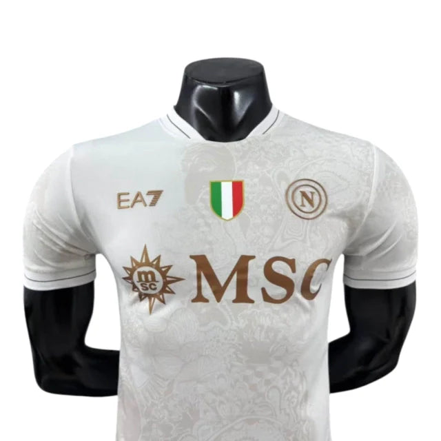 Camisa Napoli II 25/26 - Jogador EA7 Masculina - Branca