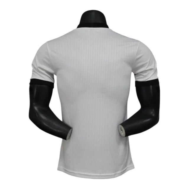 Camisa Seleção Alemanha Edição de Aniversário I 25/26 - Jogador Adidas Masculina - Branca com detalhes em preto