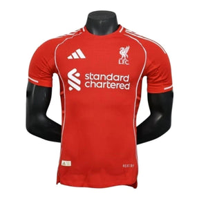 Camisa Liverpool I 25/26 - Jogador Adidas Masculina - Vermelha com detalhes em branco