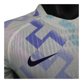 Camisa Inter de Milão II 25/26 - Jogador Nike Masculina - Branca com detalhes em azul e verde