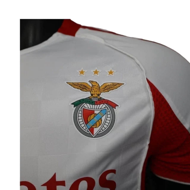 Camisa Benfica III 25/26 - Jogador Adidas Masculina - Branca e vermelha