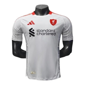 Camisa Liverpool II 25/26 - Jogador Adidas Masculina - Bege com detalhes em vermelho e preto