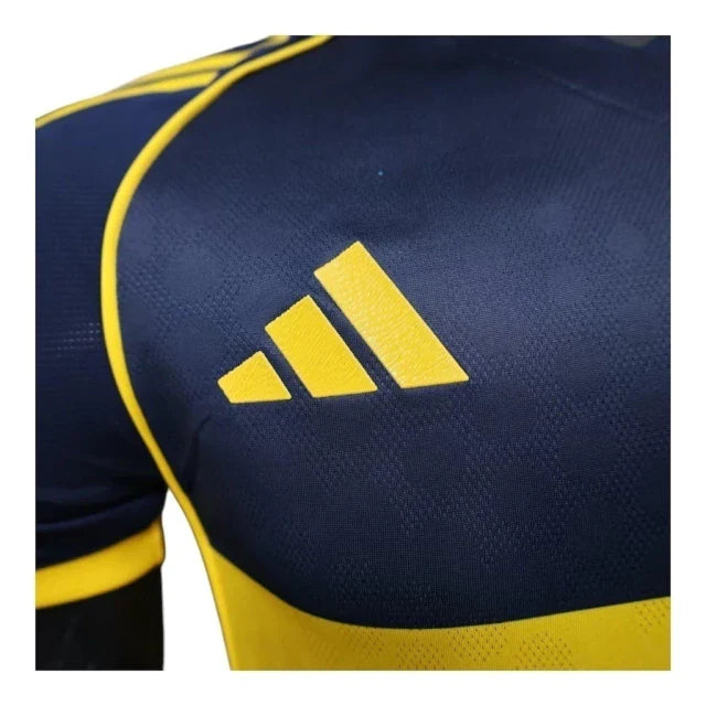 Camisa Boca Juniors I 25/26 - Jogador Adidas Masculina - Azul com detalhes em amarelo